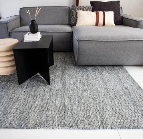 Interieur05 Vloerkleed Gerecycled Materiaal Ciro Grijs op=op - 240 x 340 cm - vtwonen shop