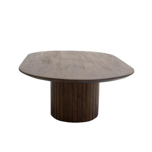 Giga Meubel Salontafel Ava - Ovaal - Mangohout - 120cm