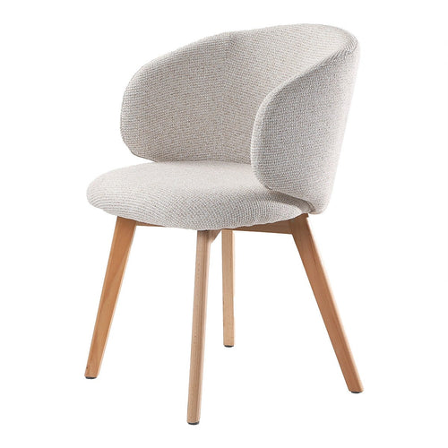 Calicosy - Stoelen set van 2 SOLÈNE - beige 60x55x79 cm