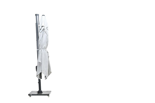 Hawaii Big Pole telescoop parasol - 350x350cm -carbon black-royal zand - vtwonen shop