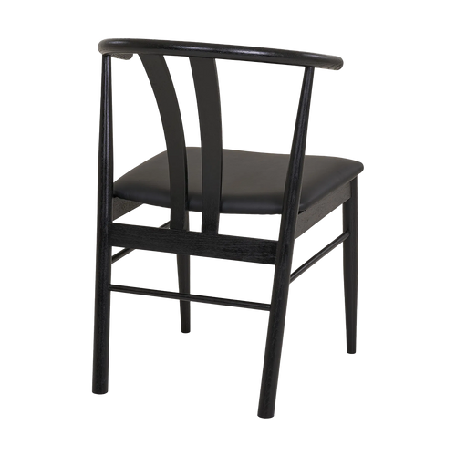 Artichok Jonna Eetkamerstoel Zwart - Zwart Onderstel - vtwonen shop