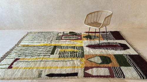 AFK Living vloerkleed Berber - handgemaakt - Wol - 200 x 300 cm