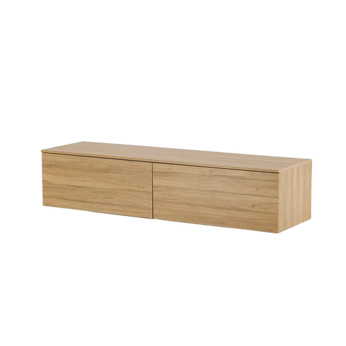 Nest living Leona Dressoir Naturel - Hout - Zwevend - B 160 cm - vtwonen shop