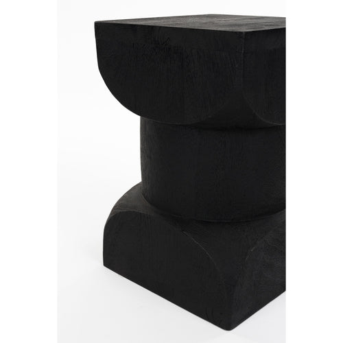 Housecraft Living Rea Bijzettafel Vierkant 30x 30 cm Mangohout Bruin donker - vtwonen shop