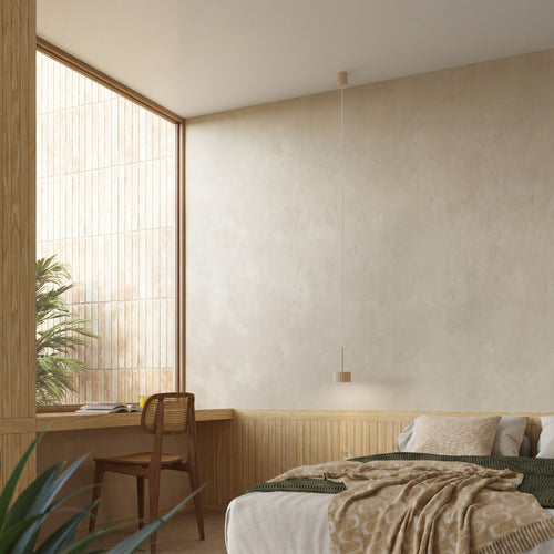 Sollux Lighting Hanglamp AURA 1 beige Gx53 - 10x10x125cm