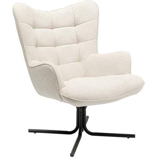 Kare Design Draaifauteuil Oscar creme - vtwonen shop