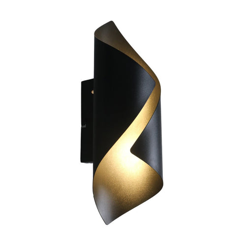 Freelight wandlamp Letto - 1 lichts - 12  x 31   cm - zwart