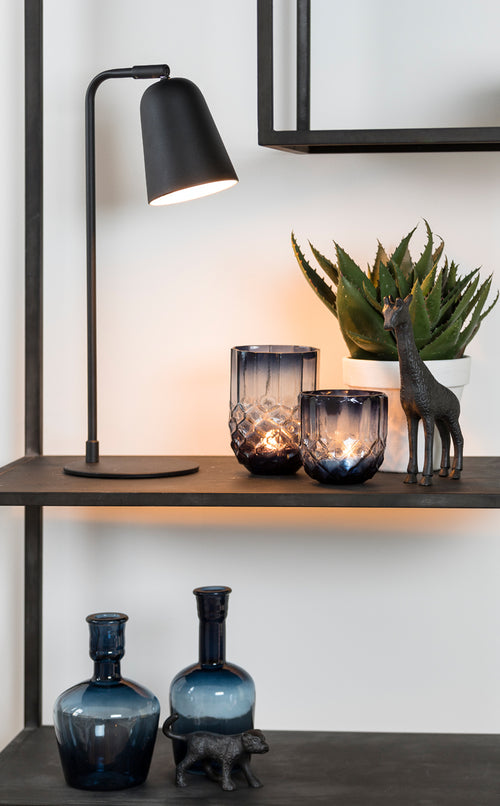 Light & Living tafellamp SALOMO - Ø16x48cm - zwart