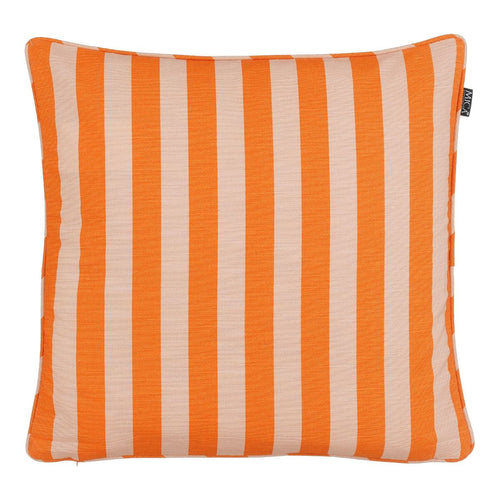 Mica Decorations Kim Tuinkussens 45 x 45 cm - 2 Buitenkussen met Gestreept Design - Sierkussens voor Tuin Balkon en Terras - Afneembare Hoes met