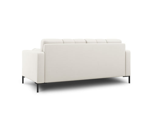 Cosmopolitan Design Bank Bali 2-zits, structurele stof, lichtbeige - 96x152x75cm
