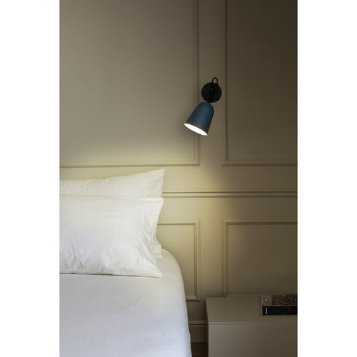 Faro STUDIO Enkele Spot Mat Zwart, Blauw