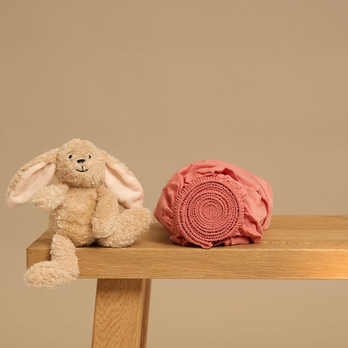Coco & Cici - Kids - Hoeslaken TENCEL Twill Blush - 60x120x15