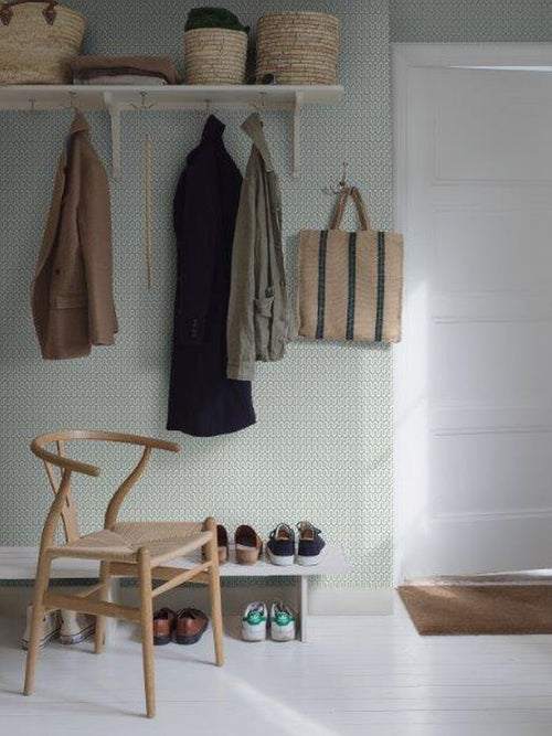 Borastapeter behang geometrische vormen grijs en wit - 53 cm x 10.05 m - 660761 - vtwonen shop