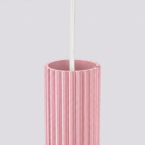Sollux Lighting Hanglamp KARBON 1 roze - 8x8x118cm