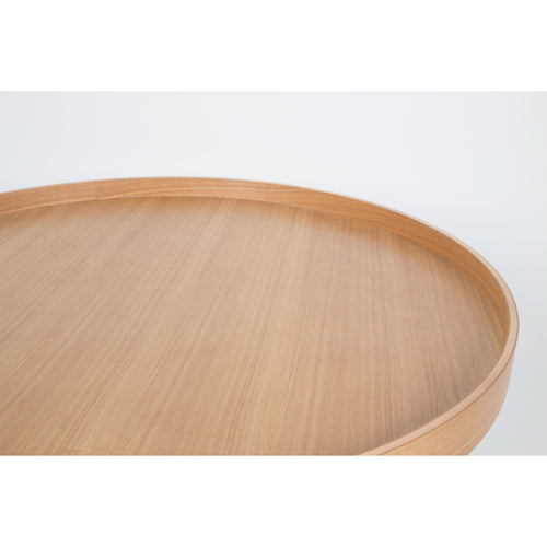 Zuiver Oak Tray Bijzettafel Rond 78 cm Eikenhout - Bruin - vtwonen shop