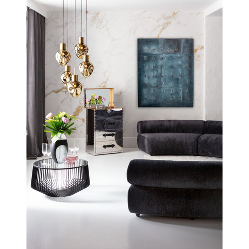 Kare Design Schilderij Moody 120x150cm blauw