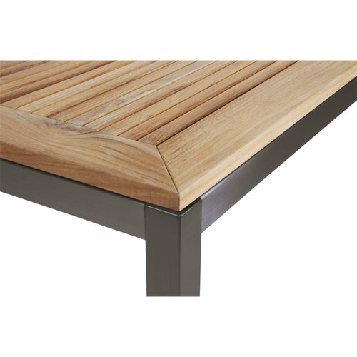 Lesli Living tuintafel Marmaris - zwart - 152x90x76cm