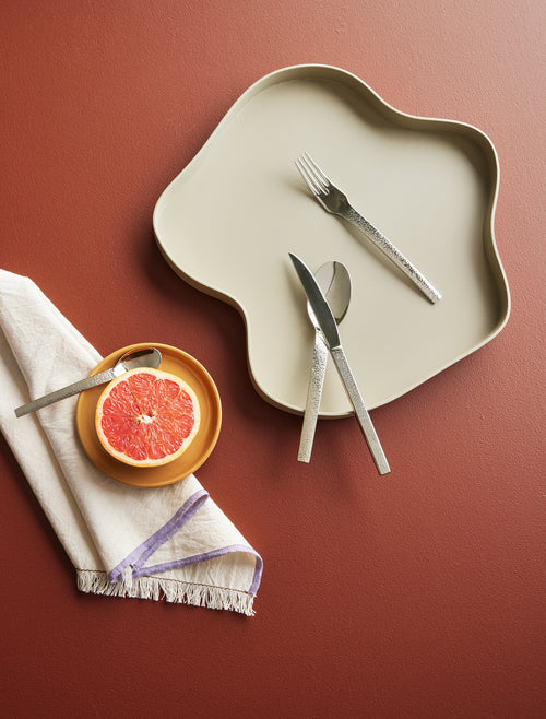 Hübsch blad Pond - ijzer - 37x37xh3cm