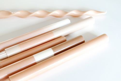 Originalhome dinerkaarsen gelaadge Limestone - 30 cm - set van 3 - vtwonen shop