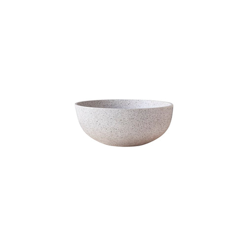 Tikamoon Ronde waskom van wit premium terrazzo ∅ 32 cm - Wit