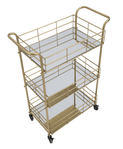 Mauro Ferretti trolley - 60x30,5x80 cm - goud