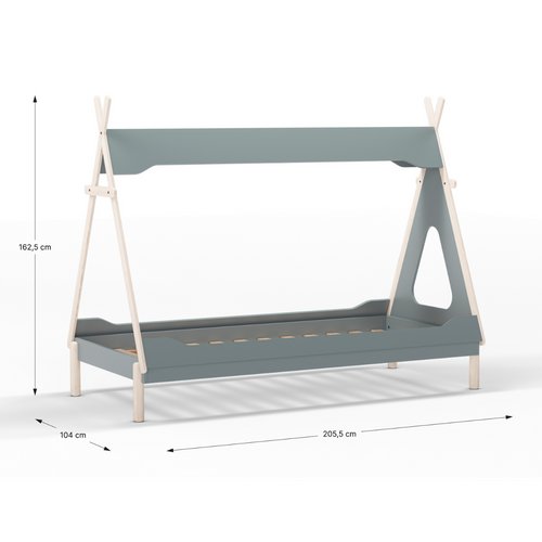 Calicosy - LOU Bed - Naturel - 104,1x205,6x162,4 cm