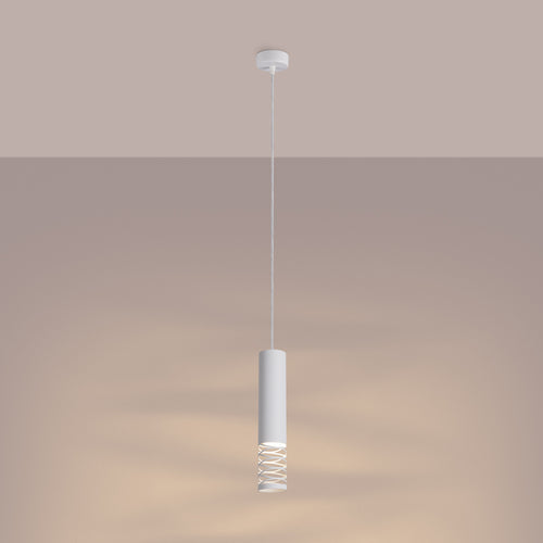 Sollux Lighting Hanglamp LAMI 1 wit - 8x8x125cm