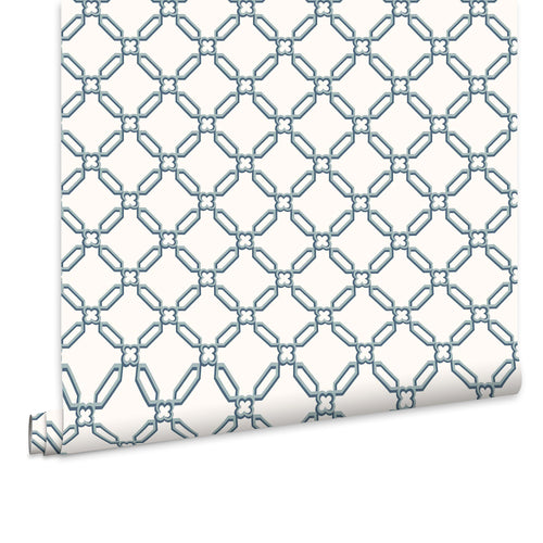 Laura Ashley Vliesbehang - Westminister dark seaspray