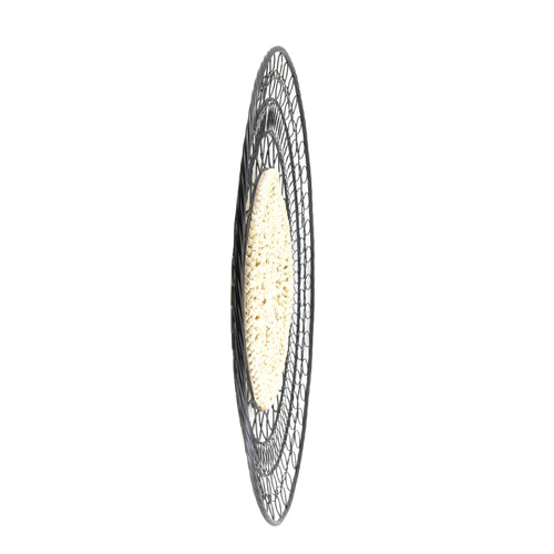 Art for the Home Metal Art - Mandala met Rotan - Diameter 76cm