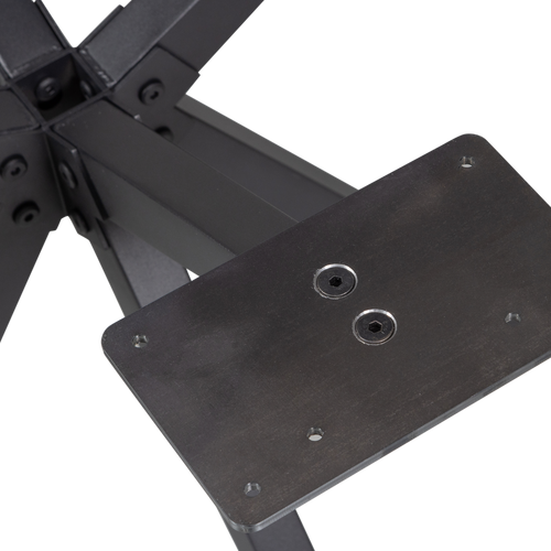 WOOOD kruispoot Holland - Metaal - Zwart - 72x80x80 - vtwonen shop