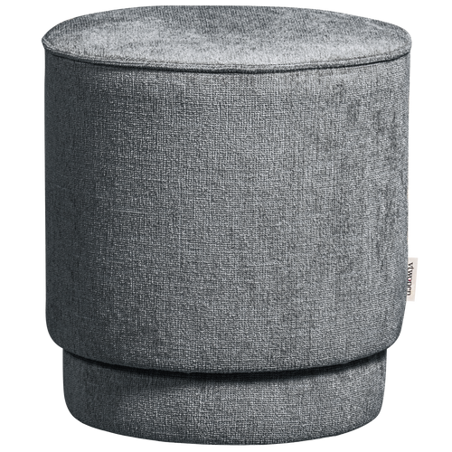 vtwonen poef Pearl - Chenille - Denim Melange - 36xØ60