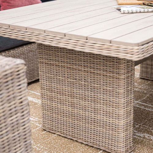 Garden Impressions lounge dining set Tennessee vintage willow - texfiber 3-delig - vtwonen shop