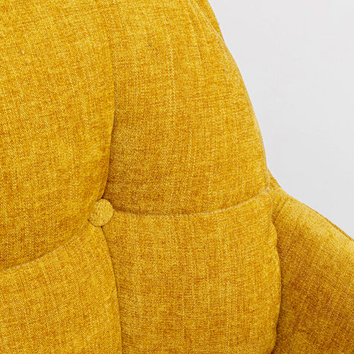 Kare Design Draaistoel met armleuningen Molly geel
