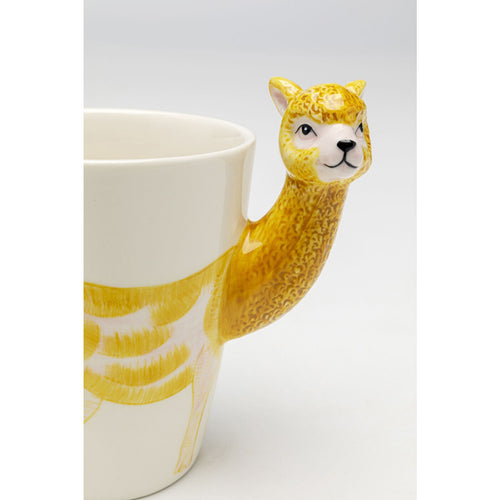Kare Design Mokken alpaca geel (4/set) - vtwonen shop