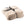 ZINZI - plaid 140x180 cm - bontlook - effen kleur - Pumice Stone - beige