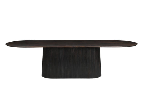 Livingfurn eetkamertafel Salvator Walnut - 300cm - mangohout