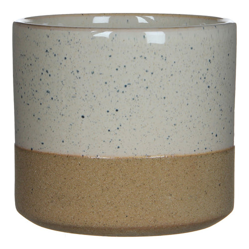 Mica Decorations Lago Bloempot - H17 x Ø18 cm - Wit