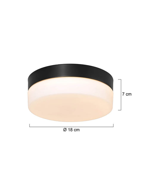 Steinhauer plafondlamp Ikaro - 1 lichts - 18x 7 cm - zwart - vtwonen shop