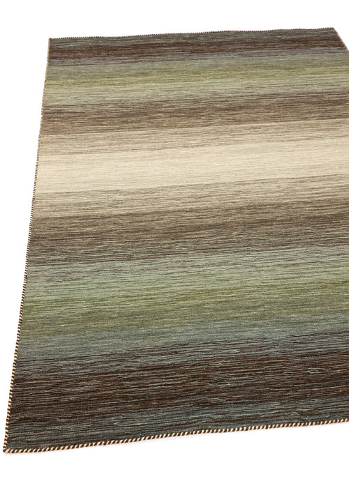 Vloerkleed MOMO Rugs Panorama Kelim Green Multi 90x160 cm - vtwonen shop