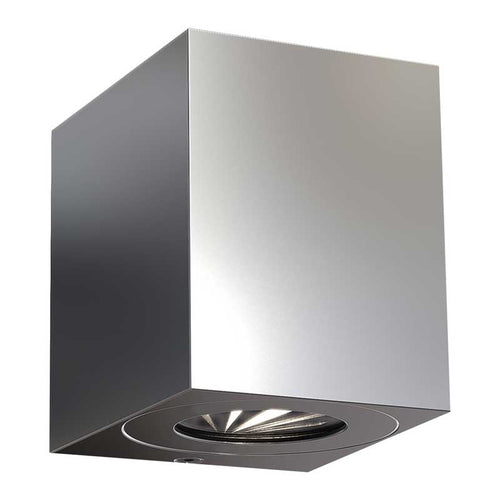 Nordlux Canto Wandlamp Buiten - 2-lichts LED - 2700K - IP44 - Roestvrij staal