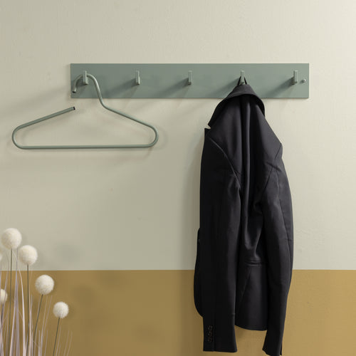 Spinder Design kapstok Leatherman 5 - Dusty Green - 5 haken - vtwonen shop