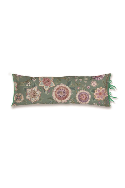 Pip Studio decoratiekussen Viva Las Flores Long - 30x90 cm - groen - vtwonen shop