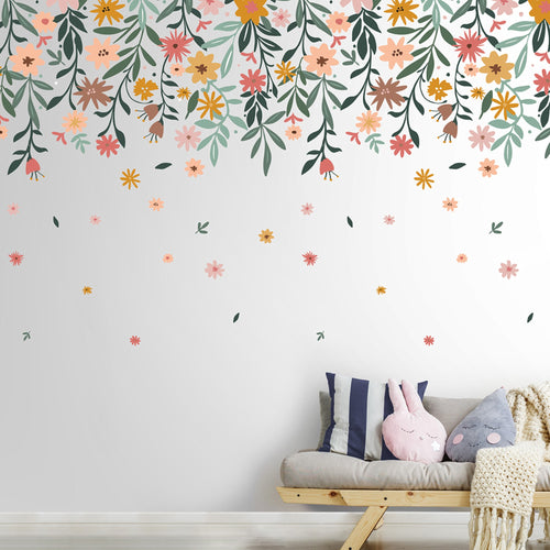 Art for the Home Fotobehang - Maeva Vallende Bloemen - 280x159cm