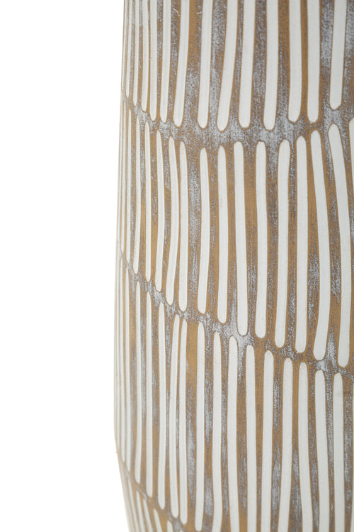 Mauro Ferretti vaas - Ø 17x68,5 cm - beige