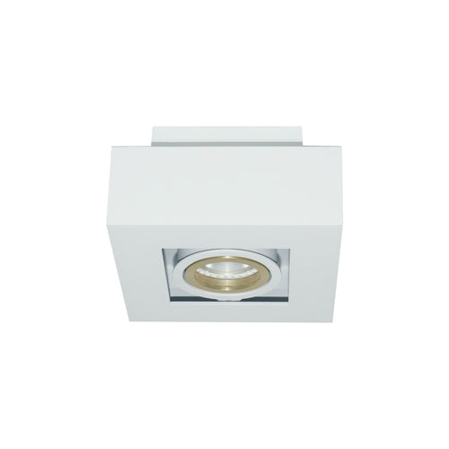 Artdelight spot Bosco - 1 lichts - 14  x 8.6   cm - wit