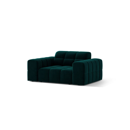 Cosmopolitan Design - Fauteuil Chicago flueel diepe olie - 102x132x78cm