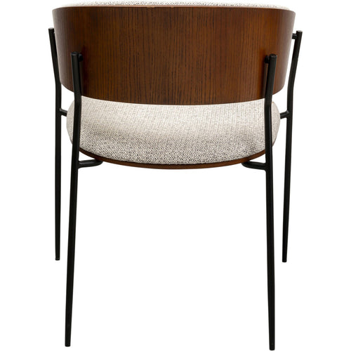 Kare Design Stoel met armleuningen Cindy walnoot