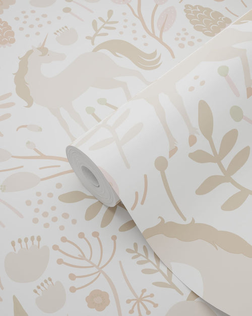 ESTAhome behang unicorns beige - 53 cm x 10.05 m - 139873