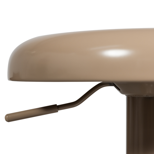 WOOOD barkruk Isaac - Metaal - Zand - 81x39x39 - vtwonen shop