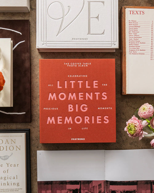 Printworks Fotoalbum - Little Moments Big Memories - Oranje